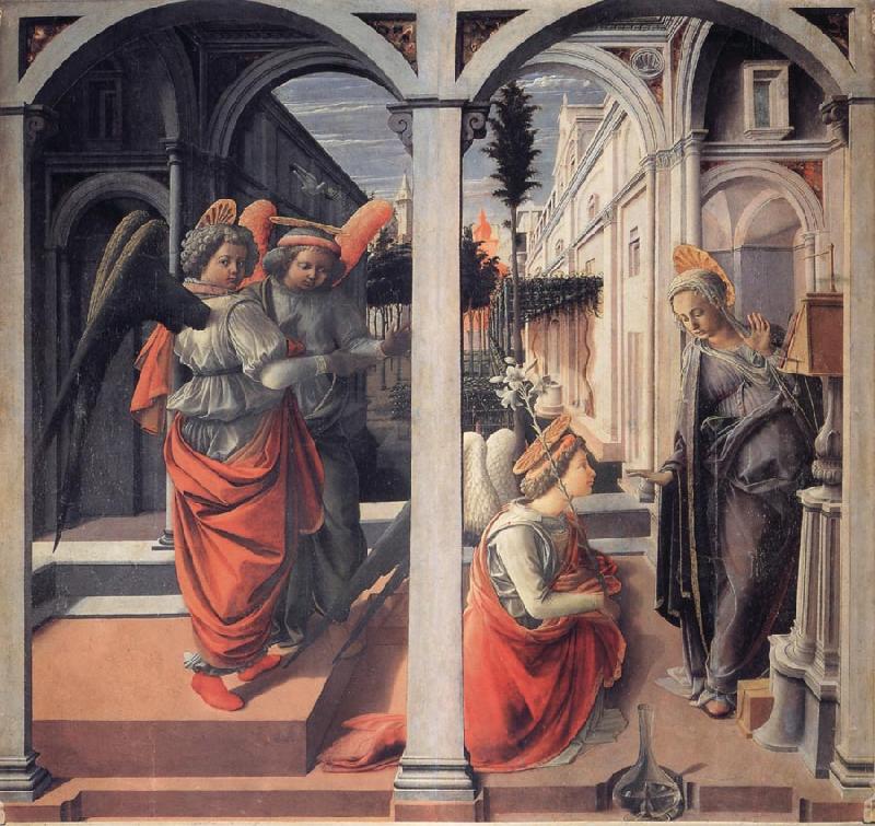 Fra Filippo Lippi The Annunciation Sweden oil painting art